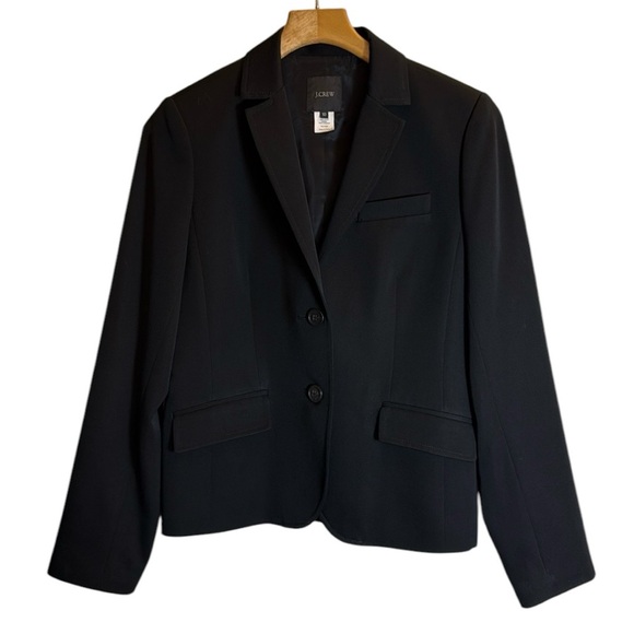 J. Crew 100% Wool Suiting Jacket Blazer Lined Two-Button Pockets Lightweight 10 - Picture 10 of 12